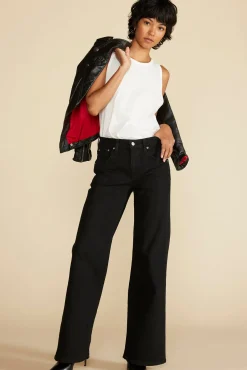 Pants|Denim^Amour Vert ETICA Romi Wide Leg Jean Onyx