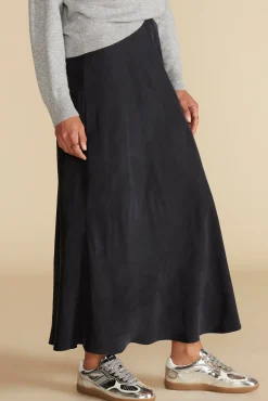 Skirts^Amour Vert Eve Cupro Slip Skirt Black