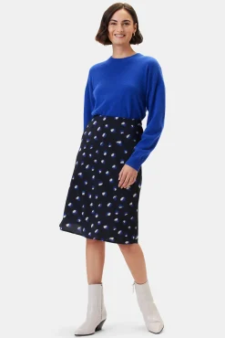 Skirts|Clearance^Amour Vert Eve Washable Silk Skirt Pavo