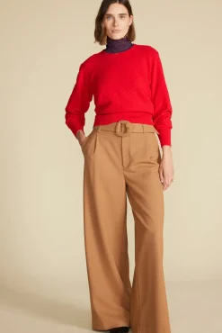 Tops|Clearance^Amour Vert Flannery Bamboo Knit Turtleneck PurpleFig