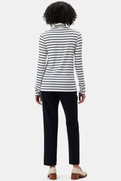 Tops|Clearance^Amour Vert Flannery Modal Turtleneck MarineStripe