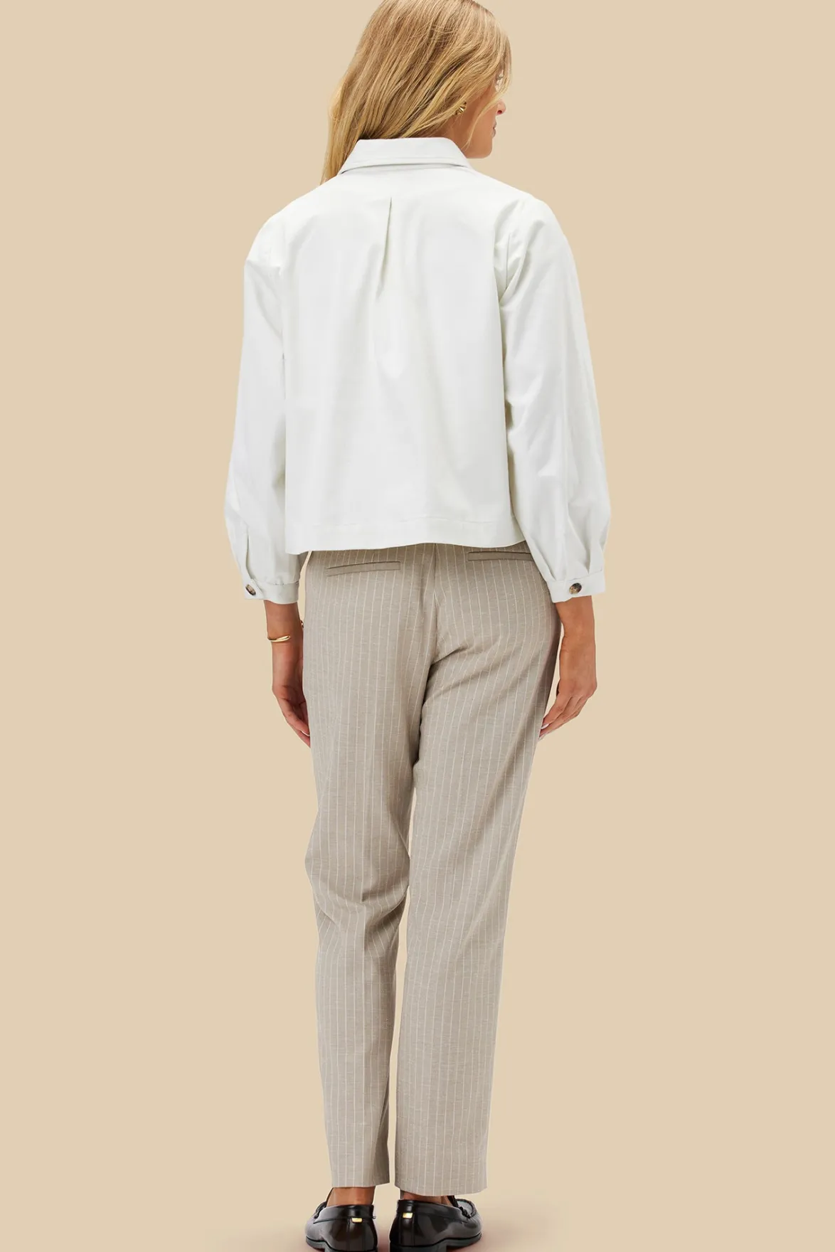 Jackets & Outerwear|Clearance^Amour Vert Genevieve Organic Cotton Jacket Ivory