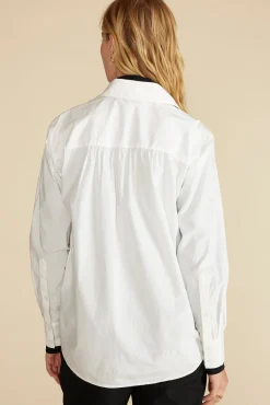 Blouses & Shirts|Tops^Amour Vert Henri Button Down Shirt White