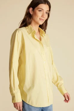 Blouses & Shirts|Tops^Amour Vert Henri Button Down Shirt AniseYellow