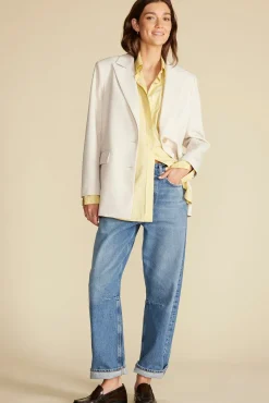 Blouses & Shirts|Tops^Amour Vert Henri Button Down Shirt AniseYellow
