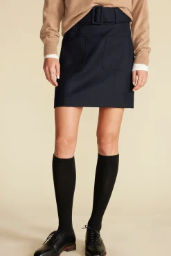 Skirts|Clearance^Amour Vert Ira Mini Skirt NavyBlue