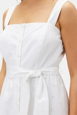 Dresses|Clearance^Amour Vert Irene Organic Cotton Eyelet Dress White