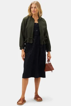 Dresses|Clearance^Amour Vert Irene Organic Cotton Eyelet Dress Black