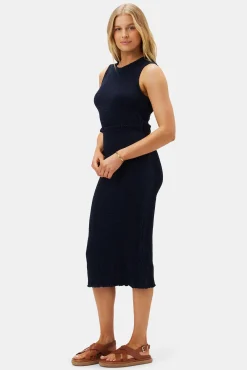 Dresses|Clearance^Amour Vert Isabella Smocked Dress Slate