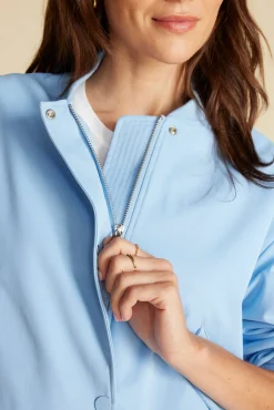 Jackets & Outerwear|Clearance^Amour Vert Jarrel Bomber Jacket SkyBlue