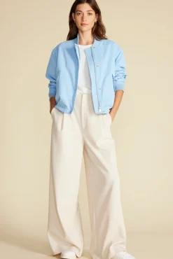 Jackets & Outerwear|Clearance^Amour Vert Jarrel Bomber Jacket SkyBlue