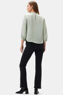 Tops|Clearance^Amour Vert Jeanne 3/4 Sleeve Blouse MintGreen