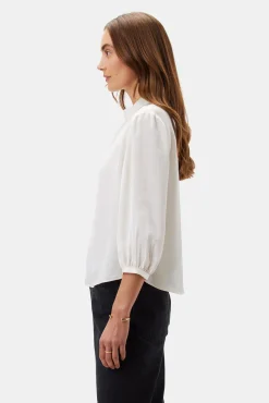 Tops|Clearance^Amour Vert Jeanne 3/4 Sleeve Blouse Ivory