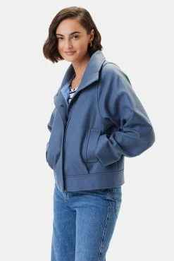 Jackets & Outerwear|Clearance^Amour Vert Joelle Wool Twill Jacket Horizon