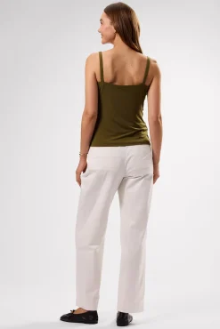 Tops|Clearance^Amour Vert Josie Stretch Knit Tank OliveGreen