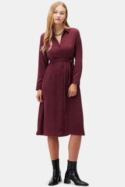 Dresses|Clearance^Amour Vert Joyce Dress Plum