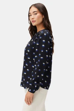 Tops^Amour Vert Kaya Washable Silk Blouse Pavo