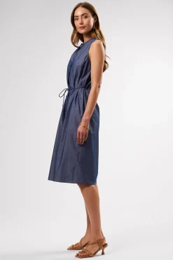 Dresses|Clearance^Amour Vert Kylen Organic Cotton Shirt Dress ChambrayBlue