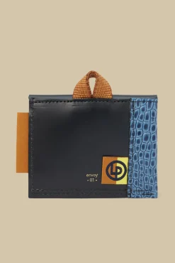 Bags & Pouches|Clearance^Amour Vert Lance Pierres Envoy 01 Snap Wallet DenimCroc