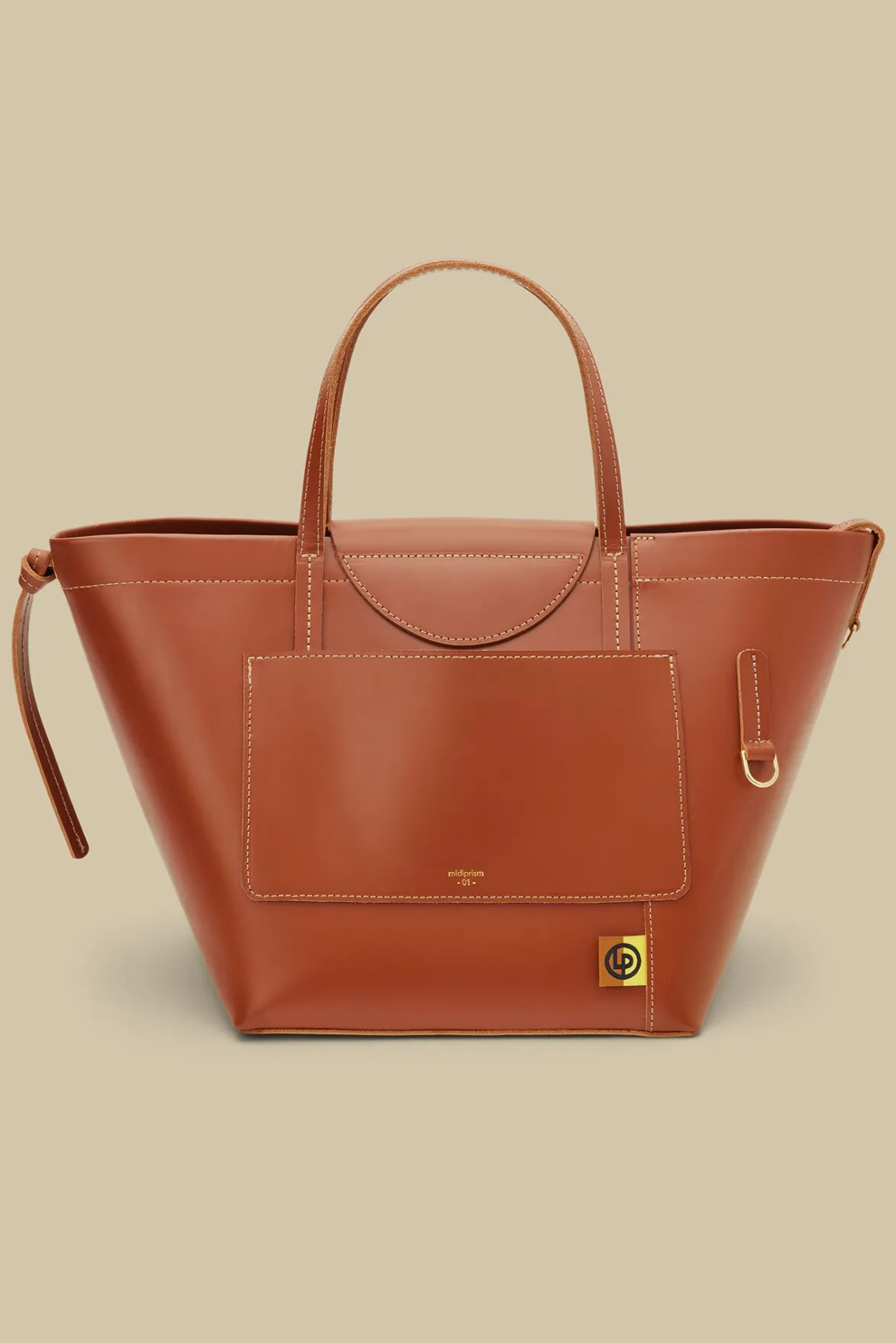 Bags & Pouches|Clearance^Amour Vert Lance Pierres Midiprism 01 Day Tote Canela