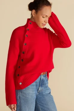 Sweaters & Cardigans^Amour Vert Leonie Turtleneck Sweater Red