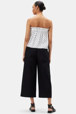 Tops|Clearance^Amour Vert Lilly Pilly Pippa Organic Linen Top PolkaDots