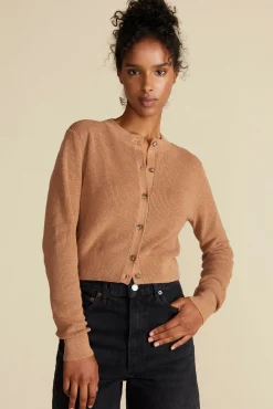 Sweaters & Cardigans|Clearance^Amour Vert Lily Cardigan Sweater Tan
