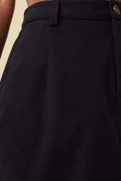 Skirts|Clearance^Amour Vert Lina Organic Cotton Skirt Black