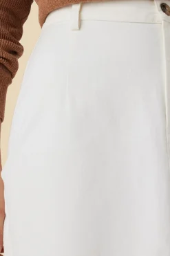 Skirts|Clearance^Amour Vert Lina Organic Cotton Skirt Ivory
