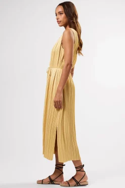 Dresses|Clearance^Amour Vert Lisbon Recycled Sateen Dress Anise
