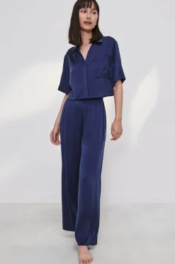 Loungewear^Amour Vert Lunya Washable Silk High Rise Pant Set DeepBlue