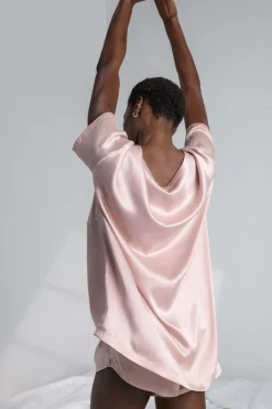 Loungewear^Amour Vert Lunya Washable Silk Tee and Shorts Set DelicatePink