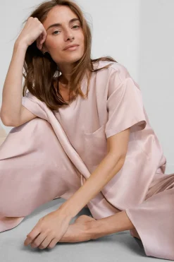 Loungewear^Amour Vert Lunya Washable Silk Tee Pant Set DelicatePink