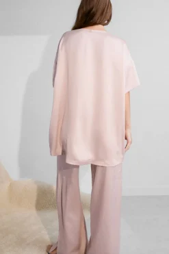 Loungewear^Amour Vert Lunya Washable Silk Tee Pant Set DelicatePink