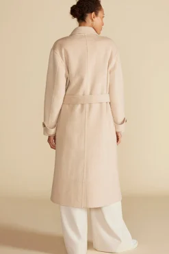 Jackets & Outerwear^Amour Vert Lya Felted Wool Coat OatBeige
