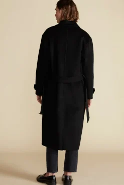 Jackets & Outerwear^Amour Vert Lya Felted Wool Coat Black