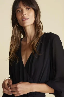 Dresses^Amour Vert Marceau Viscose Maxi Dress Black