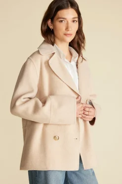 Jackets & Outerwear|Clearance^Amour Vert Marcel Wool Pea C Oat