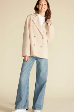 Jackets & Outerwear|Clearance^Amour Vert Marcel Wool Pea C Oat
