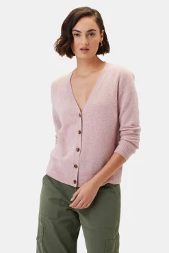 Sweaters & Cardigans^Amour Vert Mason Cashmere Cardigan Peony
