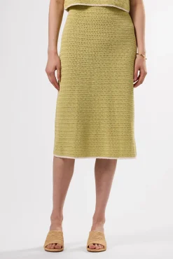 Skirts|Clearance^Amour Vert Meli Crochet Skirt MelonIvory