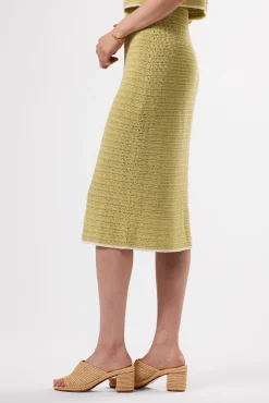 Skirts|Clearance^Amour Vert Meli Crochet Skirt MelonIvory