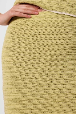 Skirts|Clearance^Amour Vert Meli Crochet Skirt MelonIvory