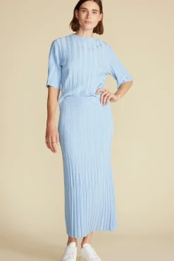 Tops|Clearance^Amour Vert Mirabelle Novelty Top SkyBlue