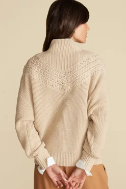 Sweaters & Cardigans^Amour Vert Monet Cotton Merino Sweater DoeBeige