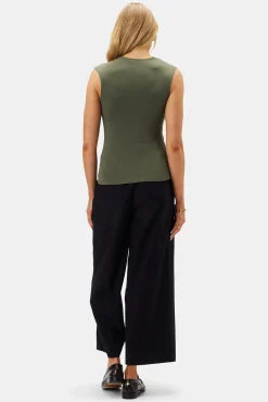 Tops|Clearance^Amour Vert Monique Modal Tank OliveGreen