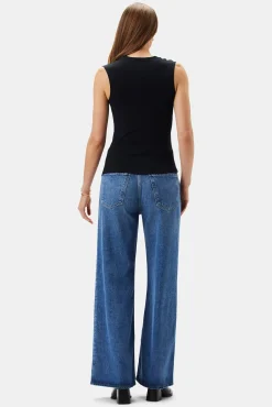 Tops|Clearance^Amour Vert Monique Modal Tank Black