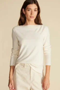Sweaters & Cardigans^Amour Vert Nadia Cashmere Sweater Ivory