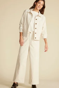 Sweaters & Cardigans^Amour Vert Nadia Cashmere Sweater Ivory