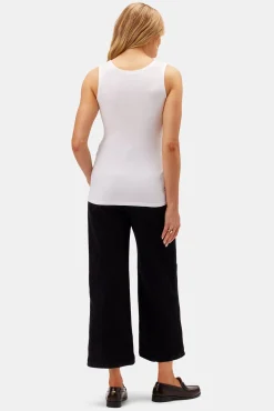 Tops|Clearance^Amour Vert New Iris Modal Tank White